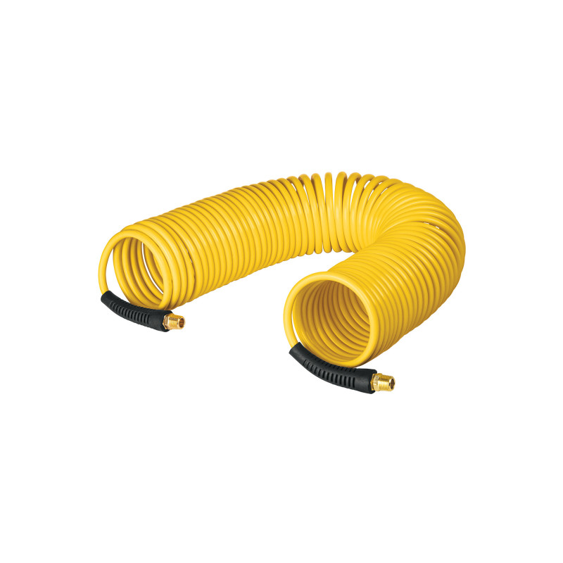 MAN-R-15P Manguera de 15.2m tipo resorte 1/4' para compresor, Pretul