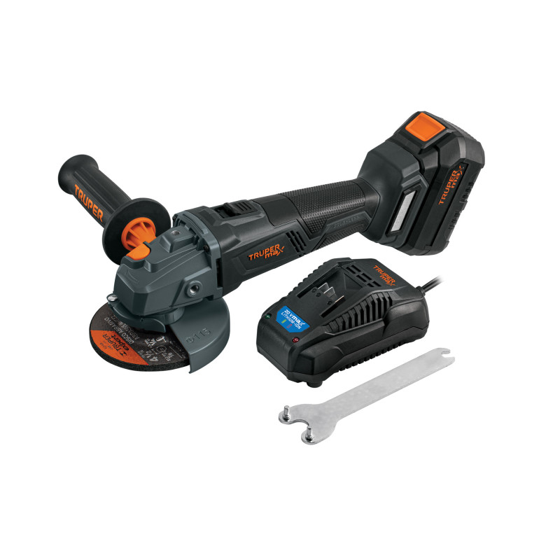 MAX-20E Esmeriladora 4-1/2' 20V inalámbrica,Truper MAX