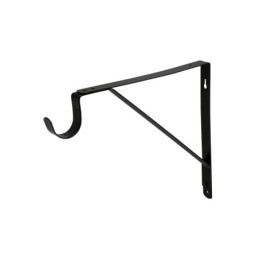 MED-12NG Ménsula reforzada negra 11 x 12' con gancho, Fiero