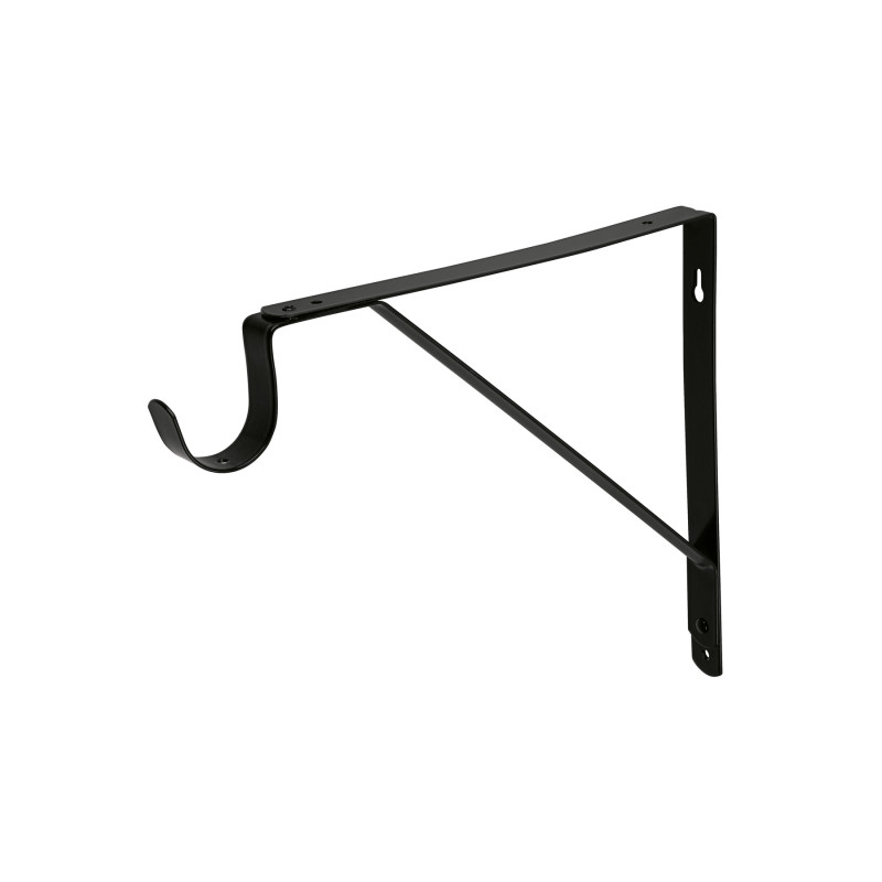 MED-12NG Ménsula reforzada negra 11 x 12' con gancho, Fiero