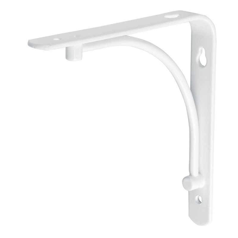 MED-6BA Ménsula reforzada blanca 6 x 6' diseño alambrón, Fiero