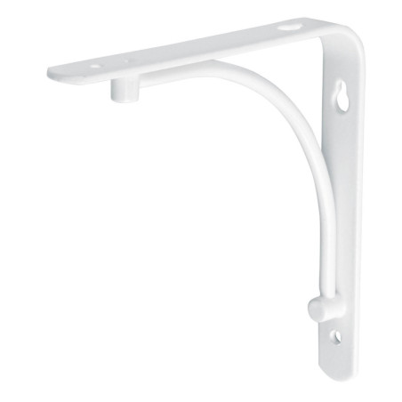 MED-6BA Ménsula reforzada blanca 6 x 6' diseño alambrón, Fiero