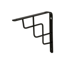 MED-8NE Ménsula reforzada negra 8 x 8' diseño escalera, Fiero
