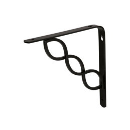 MED-8NT Ménsula reforzada negra 8 x 8' diseño trenza, Fiero