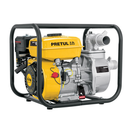 MOTB-2P Motobomba autocebante 2' x 2' a gasolina 6-1/2 HP, Pretul