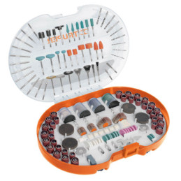 MOTO-KIT-276 Kit con 276 accesorios para herramienta rotativa, Truper