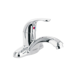 MP-419 Monomando plástico para lavabo, nariz curva, Foset