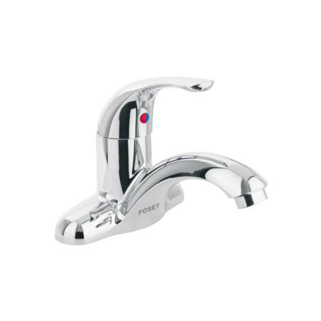 MP-419 Monomando plástico para lavabo, nariz curva, Foset