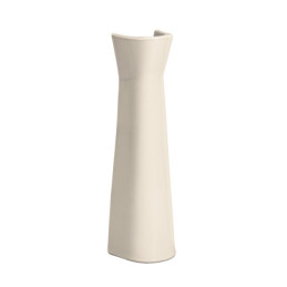 MUBA-20M Pedestal cerámico para lavabo, marfil, Foset