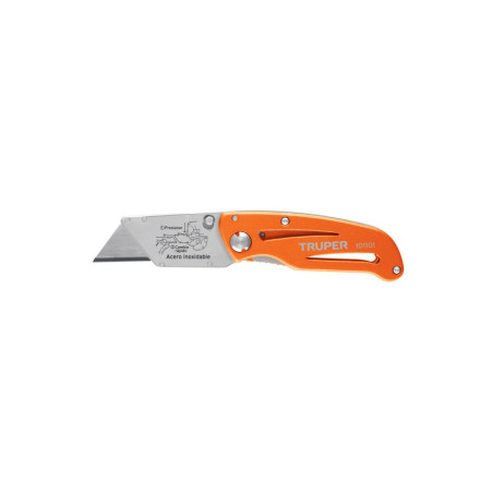 NV-6X Navaja abatible 6' cuerpo de aluminio y acero inox, Truper