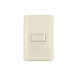PA-APSE-EBI Placa armada 1 interruptor de escalera, marfil, Basic