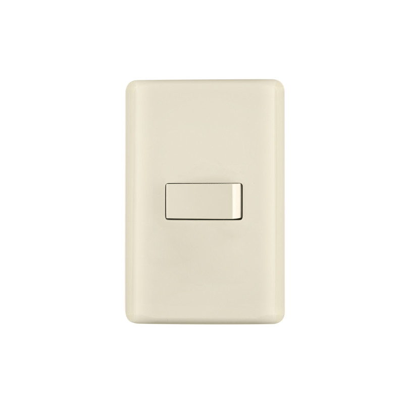 PA-APSE-EBI Placa armada 1 interruptor de escalera, marfil, Basic