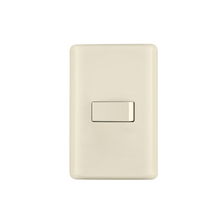 PA-APSE-EBI Placa armada 1 interruptor de escalera, marfil, Basic