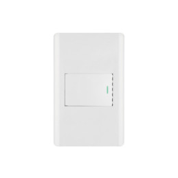 PA-APSE15-LB Placa armada blanca 1 interruptor 1.5 módulos, Lisboa