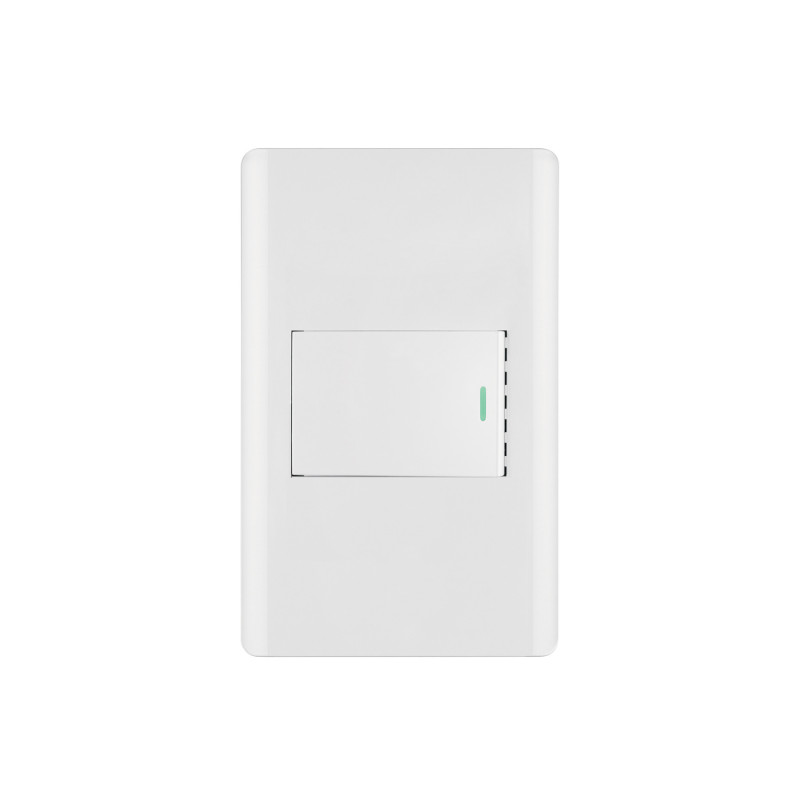 PA-APSE15-LB Placa armada blanca 1 interruptor 1.5 módulos, Lisboa