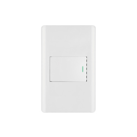 PA-APSE15-LB Placa armada blanca 1 interruptor 1.5 módulos, Lisboa
