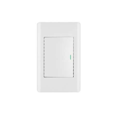 PA-APSE3-LB Placa armada blanca 1 interruptor 3 módulos, Lisboa, Volteck