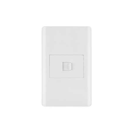PA-TE-LB Placa armada blanca 1 toma para teléfono 1.5 mód, Lisboa