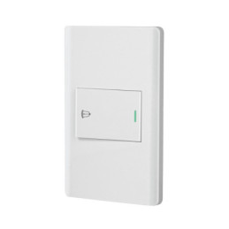 PA-TI-LB Placa armada blanca 1 interruptor de timbre 1.5 mód, Lisboa