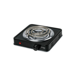 PAEL-1CPN Parrilla eléctrica 1 quemador en espiral, negra, Basic