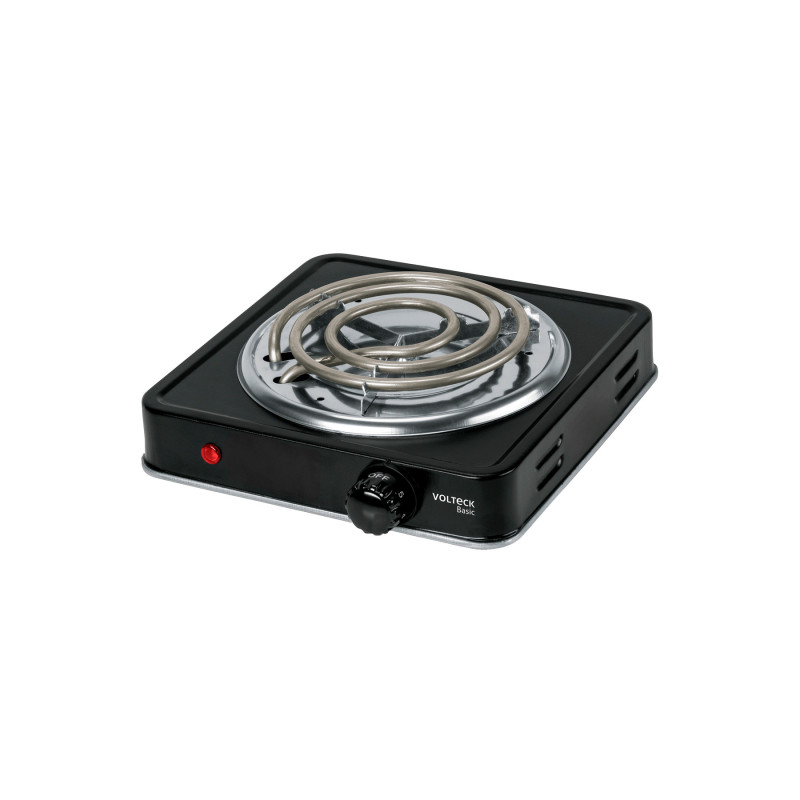 PAEL-1CPN Parrilla eléctrica 1 quemador en espiral, negra, Basic