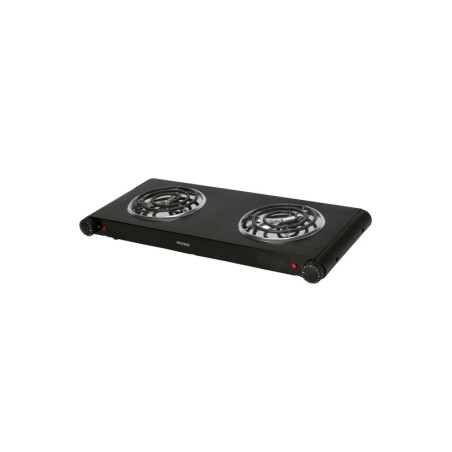 PAEL-2CN Parrilla eléctrica de doble resistencia, negra, Volteck