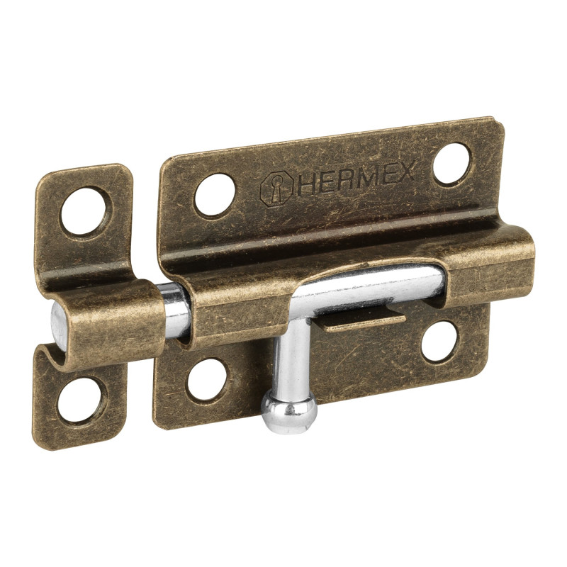 PAS-32 Pasador de barril de acero latón antiguo 3', Hermex