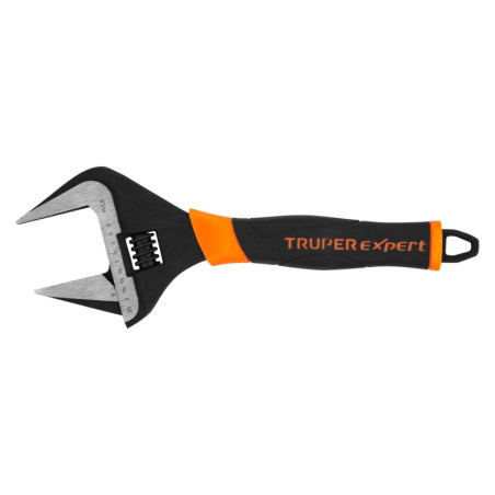PET-12XA Llave ajustable (perico) 12' boca ancha Comfort Grip, Expert