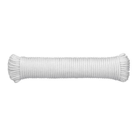 PIO-530P Piola de poliéster diamante de 5 mm x 30 m blanca, Fiero