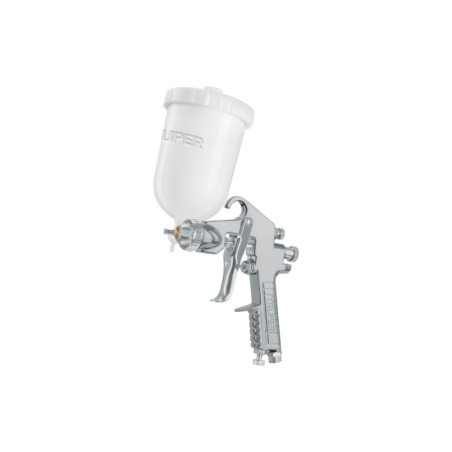 PIPI-402 Pistola p/pintar gravedad LVMP vaso plástico, 1.7 mm, Truper
