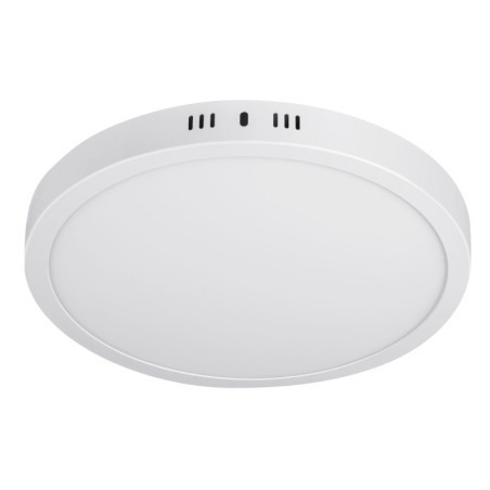 PLA-209LC Luminario blanco de LED 24 W redondo tipo plafón luz cálida