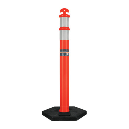 POS-115 Poste delimitador de 115 cm de alto con base y reflejante