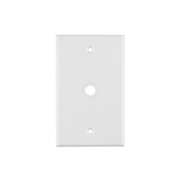 PPAN-SB Placa de ABS pasacable, Standard, blanco, Volteck