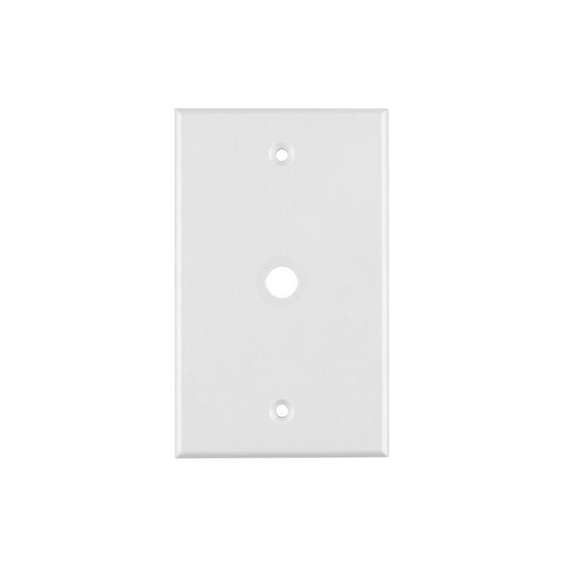 PPAN-SB Placa de ABS pasacable, Standard, blanco, Volteck