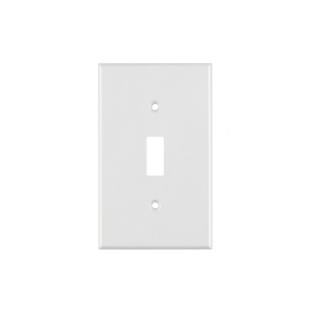 PPAP-SB Placa de ABS para interruptor vertical, Standard, blanco