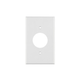 PPSE-SB Placa de ABS para contacto redondo, Standard, blanco