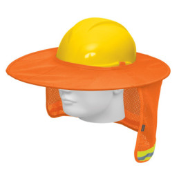 PROCA-N Protector solar plegable para casco, naranja con reflejante