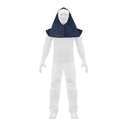 PROSO-4M Protección para soldar, capucha de mezclilla, Truper
