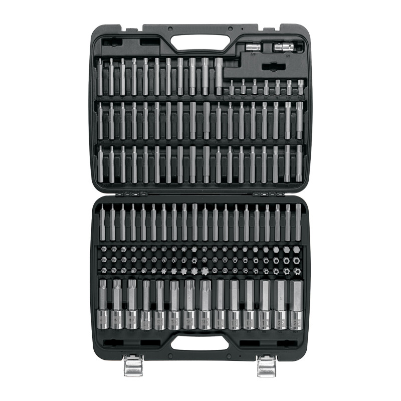 PUN-150 Jgo profesional de puntas y dados con punta p/mécanica 150pz