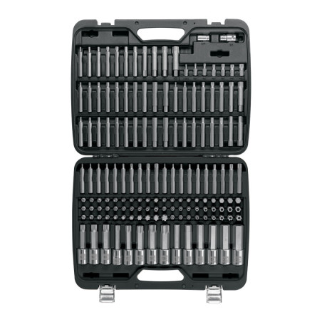 PUN-150 Jgo profesional de puntas y dados con punta p/mécanica 150pz