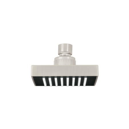 R-403SN Regadera cuadrada ABS 4' acabado satín sin brazo, Foset