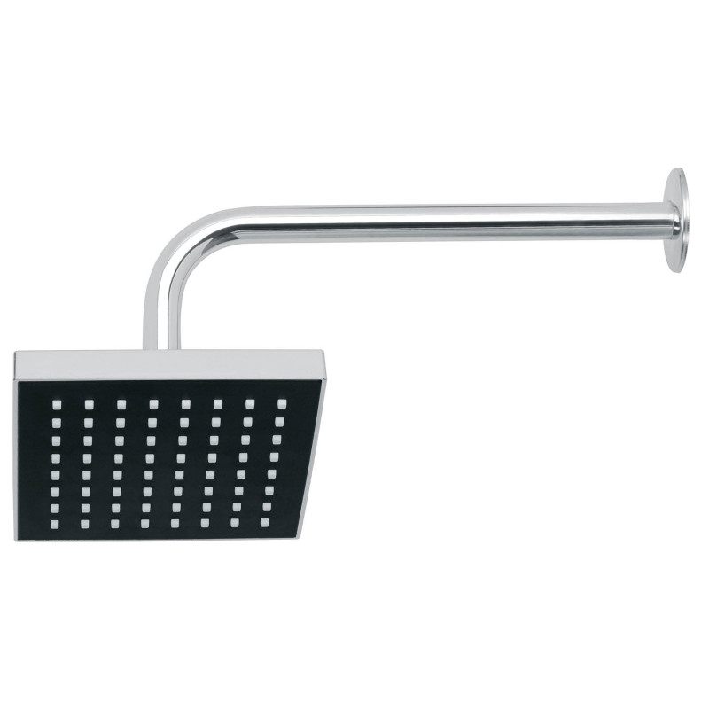 R-404 Regadera cuadrada 6' acabado cromo con brazo, Foset