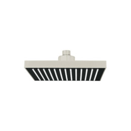 R-405SN Regadera cuadrada ABS 8' acabado satín sin brazo, Foset