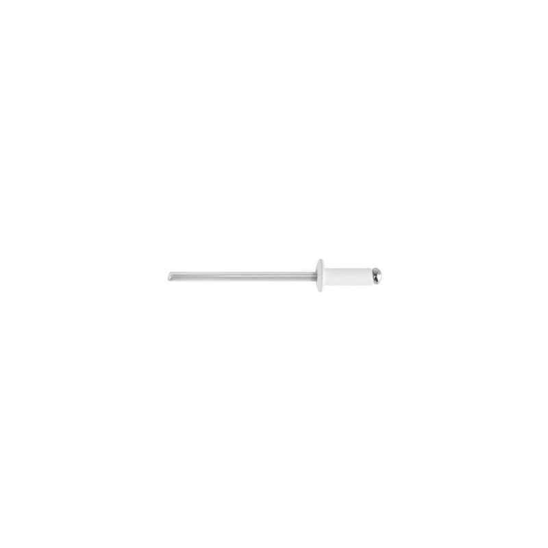 R-44BB Bolsa c/50 remaches 1/8'x1/4' blancos de aluminio, ala 1/4'