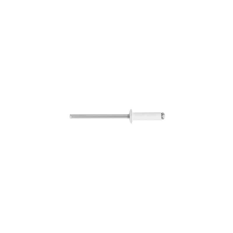R-46BB Bolsa c/50 remaches 1/8'x3/8' blancos de aluminio, ala 1/4'