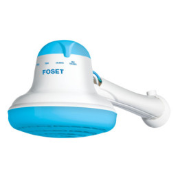 REGEL-6A Regadera eléctrica de 4 temperaturas., 6-1/2', Azul, Foset