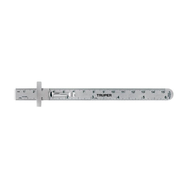 RGL-15B Regla 15 cm de acero inoxidable de bolsillo, Truper