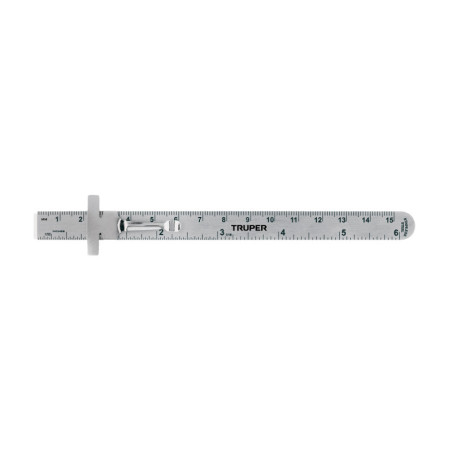 RGL-15B Regla 15 cm de acero inoxidable de bolsillo, Truper