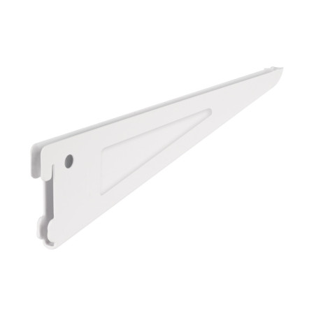 SOMO-10MD Ménsula plana blanca para cremallera doble, 27cm, Fiero