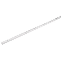 SOMO-20CS Cremallera sencilla blanca para ménsulas planas, 2m, Fiero